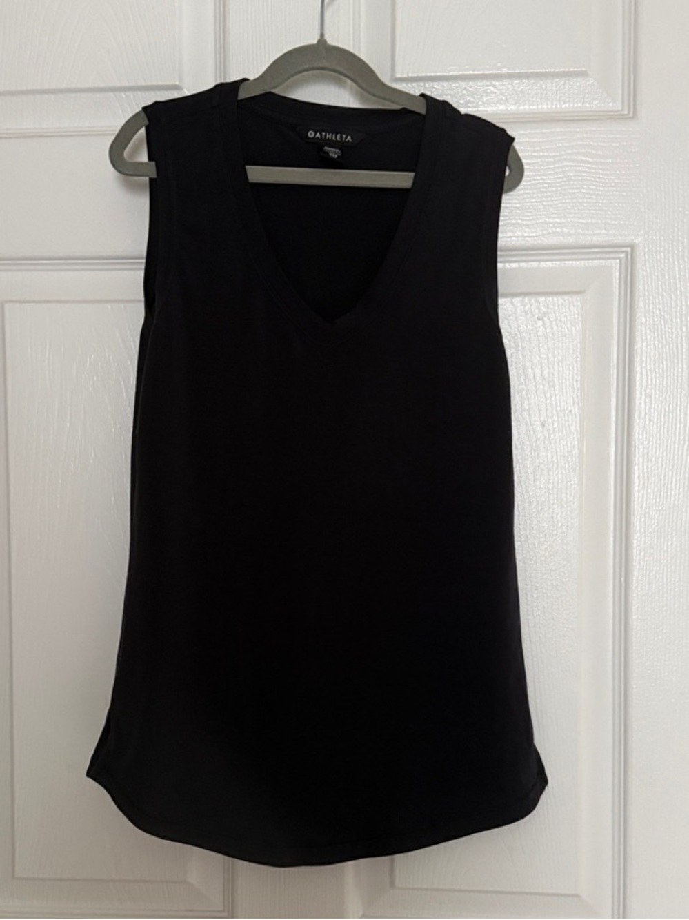 Black Athleta Sleeveless V-Neck Women’s Top